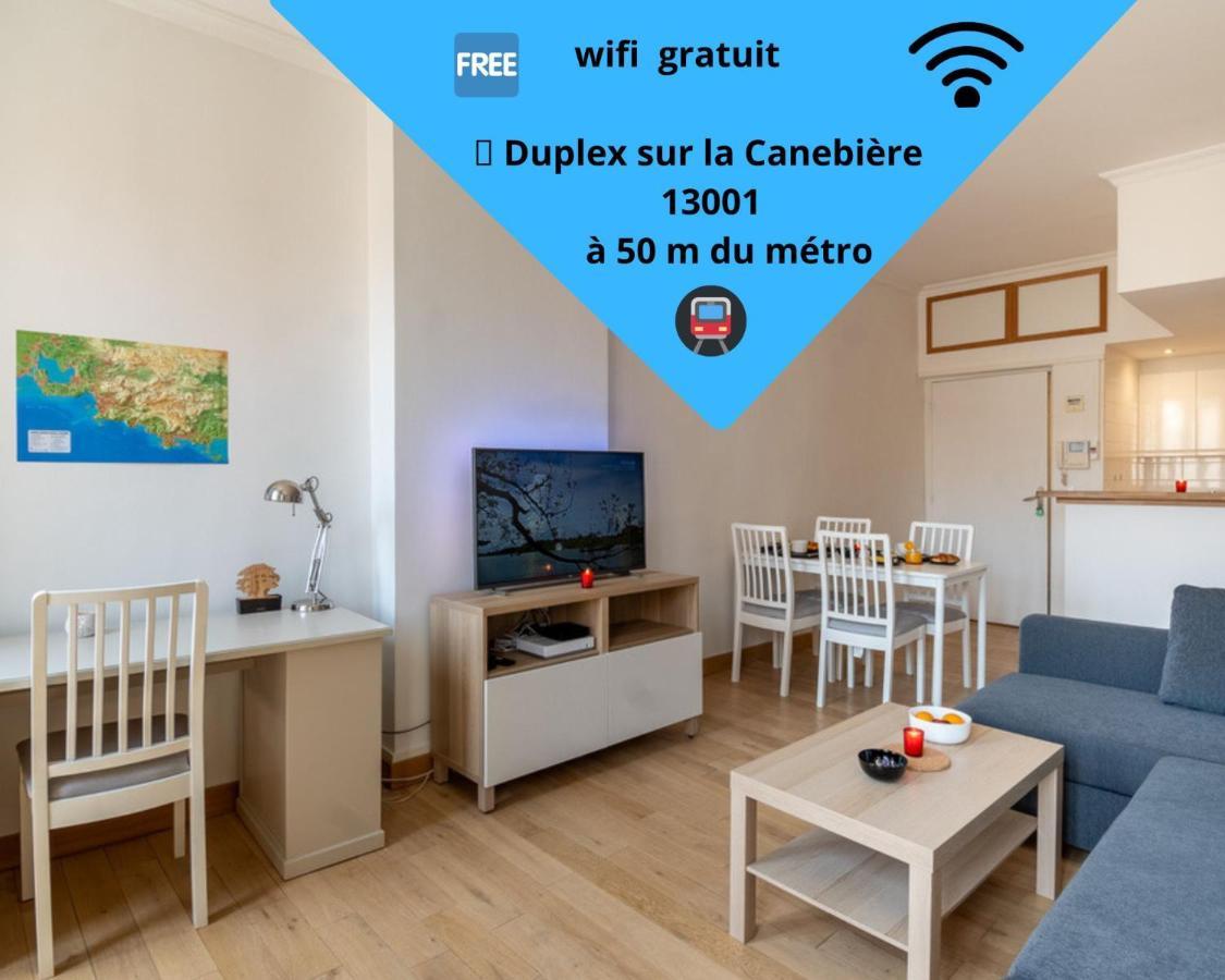 Appartement Duplex T3 Climatise à Marseille Extérieur photo